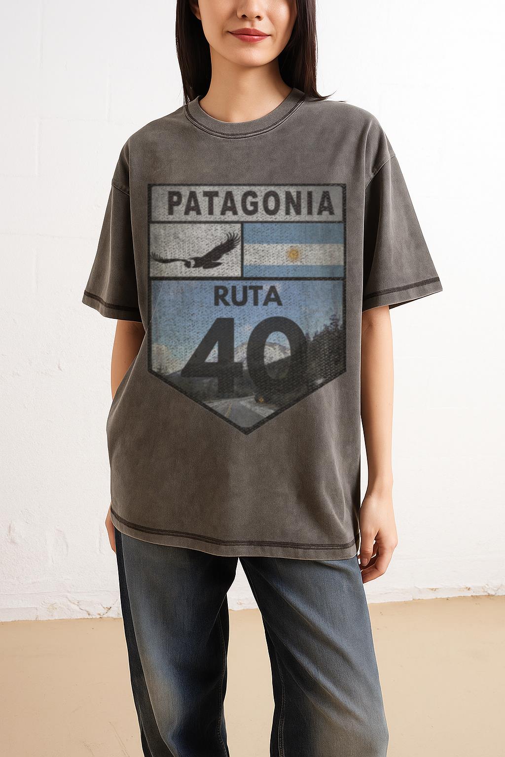 Argentina Route 40 T-Shirt | Patagonia Adventure Travel Tee - Image 2