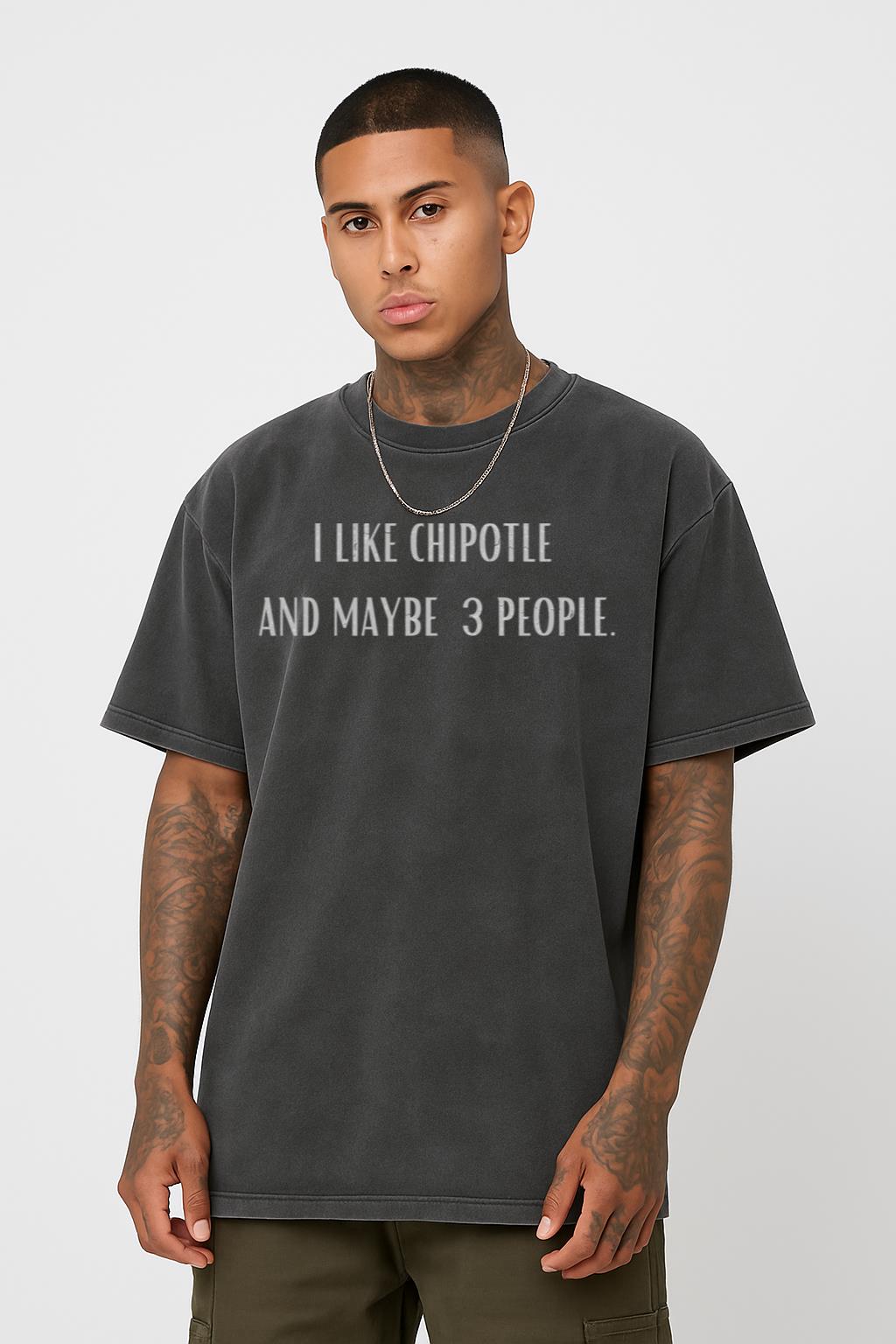 Funny Chipotle T-Shirt | Introvert Foodie Gift for Antisocials