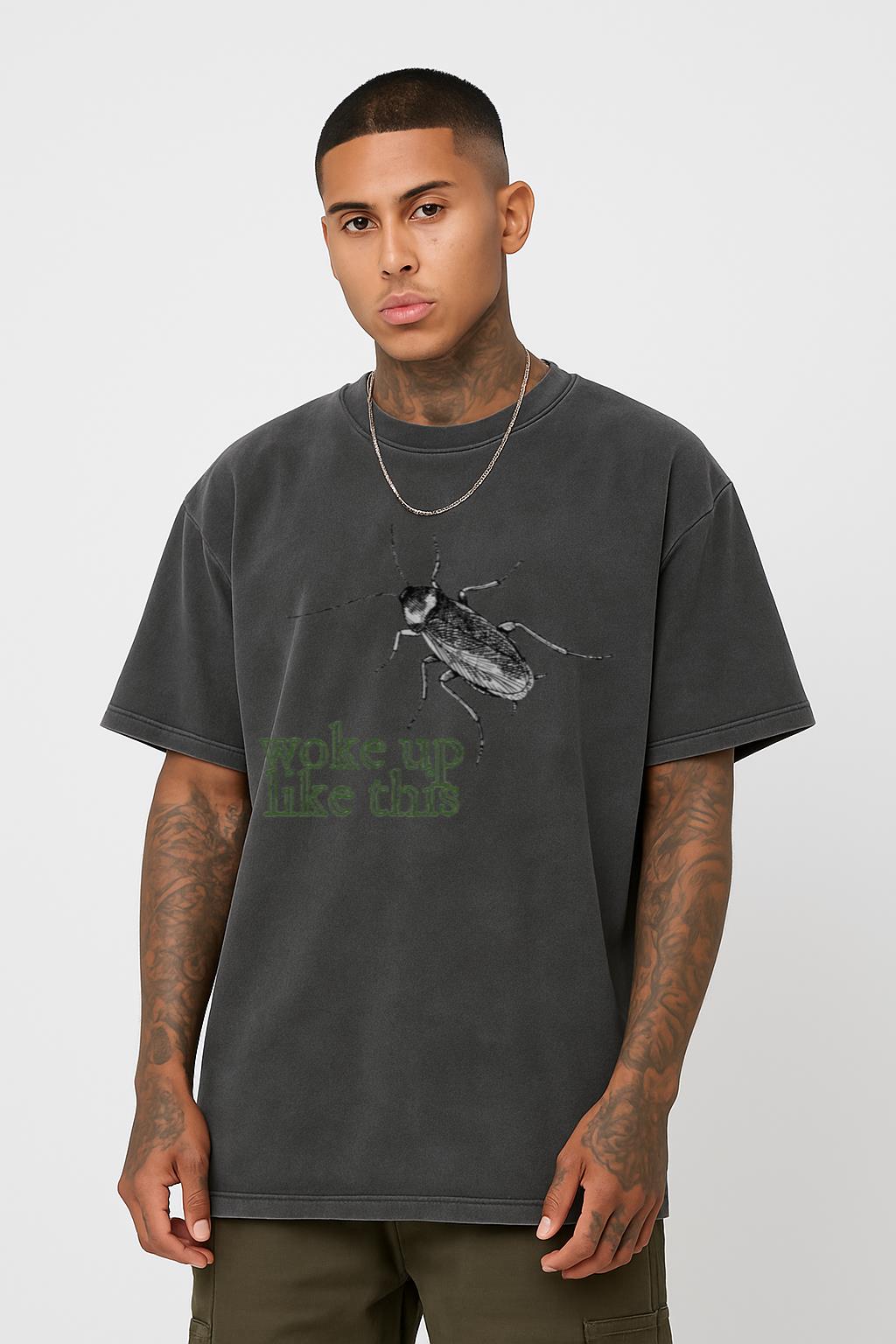 Funny Kafka Metamorphosis T-Shirt | 'Woke Up Like This' Meme