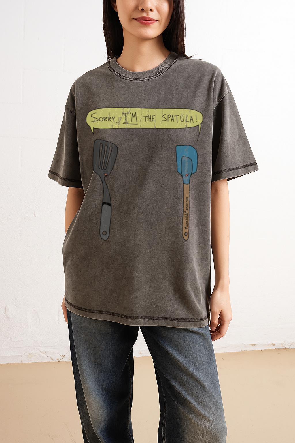 Funny Spatula T-Shirt | Kitchen Tool Humor Baking Tee - Image 2