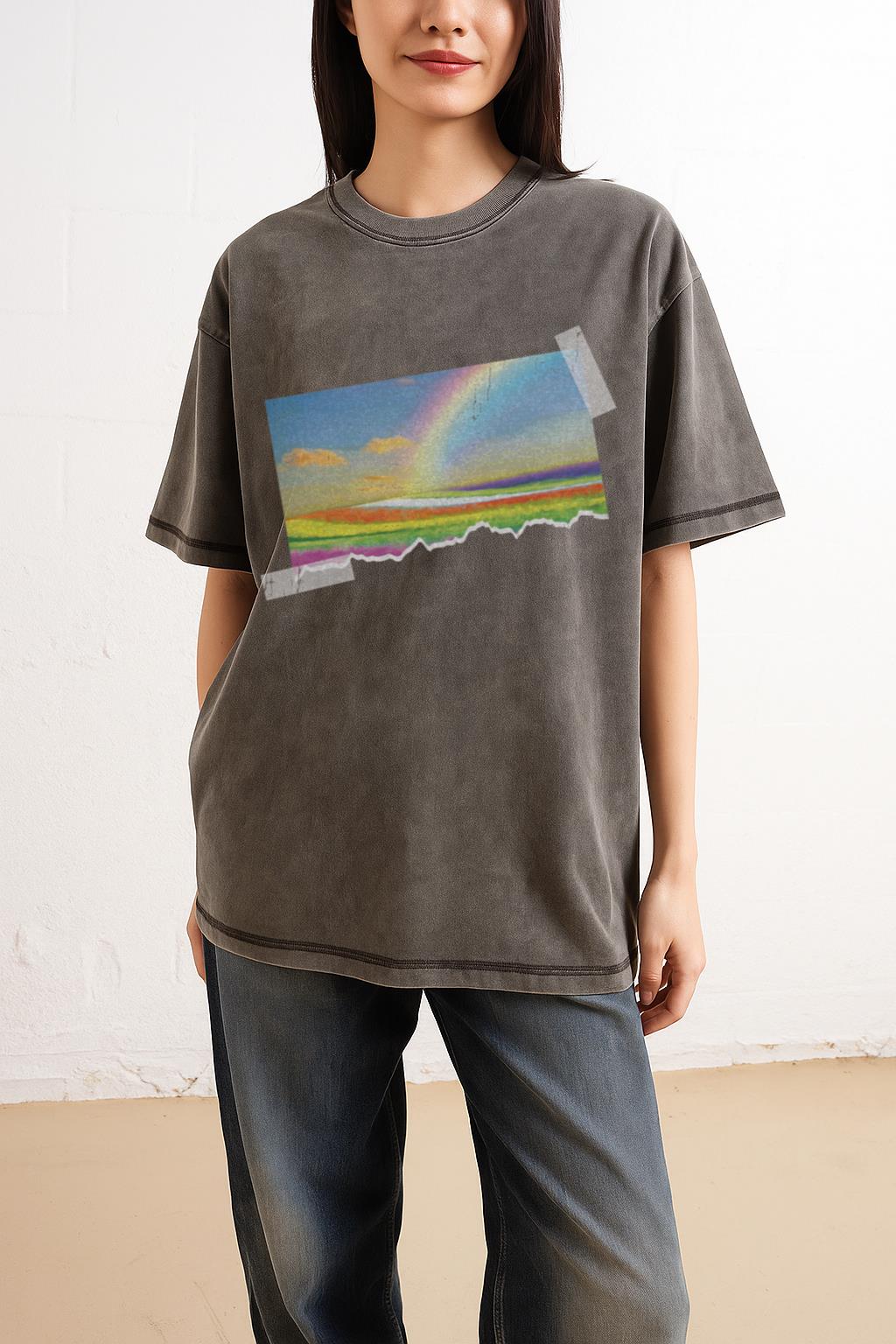 Ocean of Rainbows T-Shirt | Science Light Refraction Tee - Image 2
