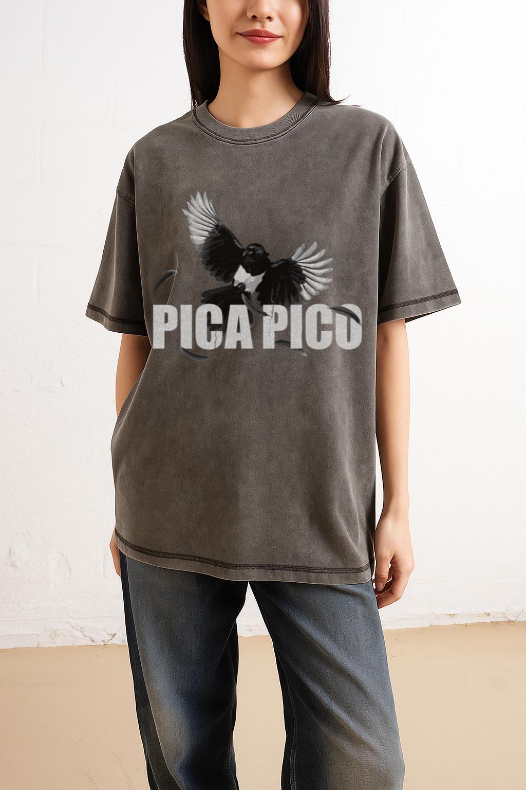 PICA PICO Chaotic Magpie T-Shirt | Unique Bird Craft Beer Tee - Image 2