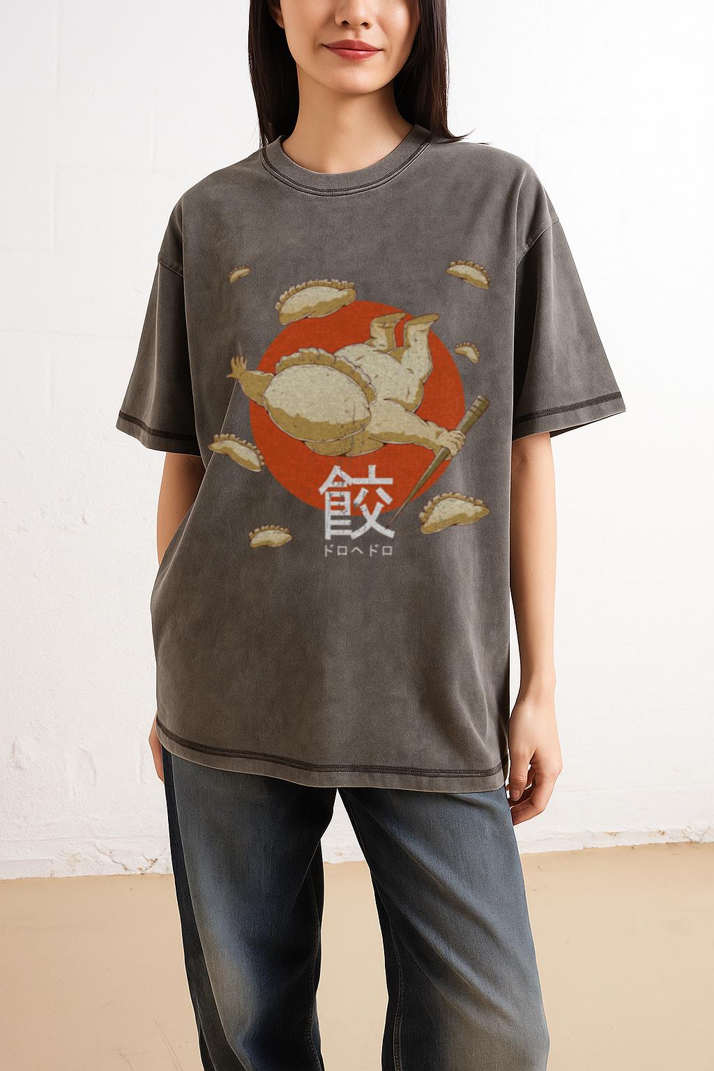 The Gyoza Fairy T-Shirt | Dorohedoro Anime Manga Fan Art - Image 2