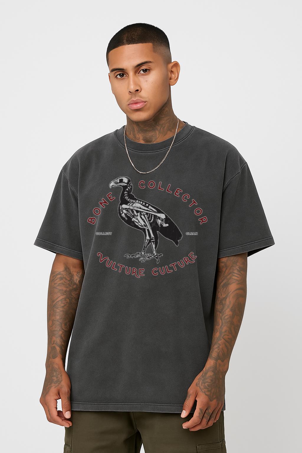 Vintage Bone Collector Tee | Vulture Culture Acidwash Shirt